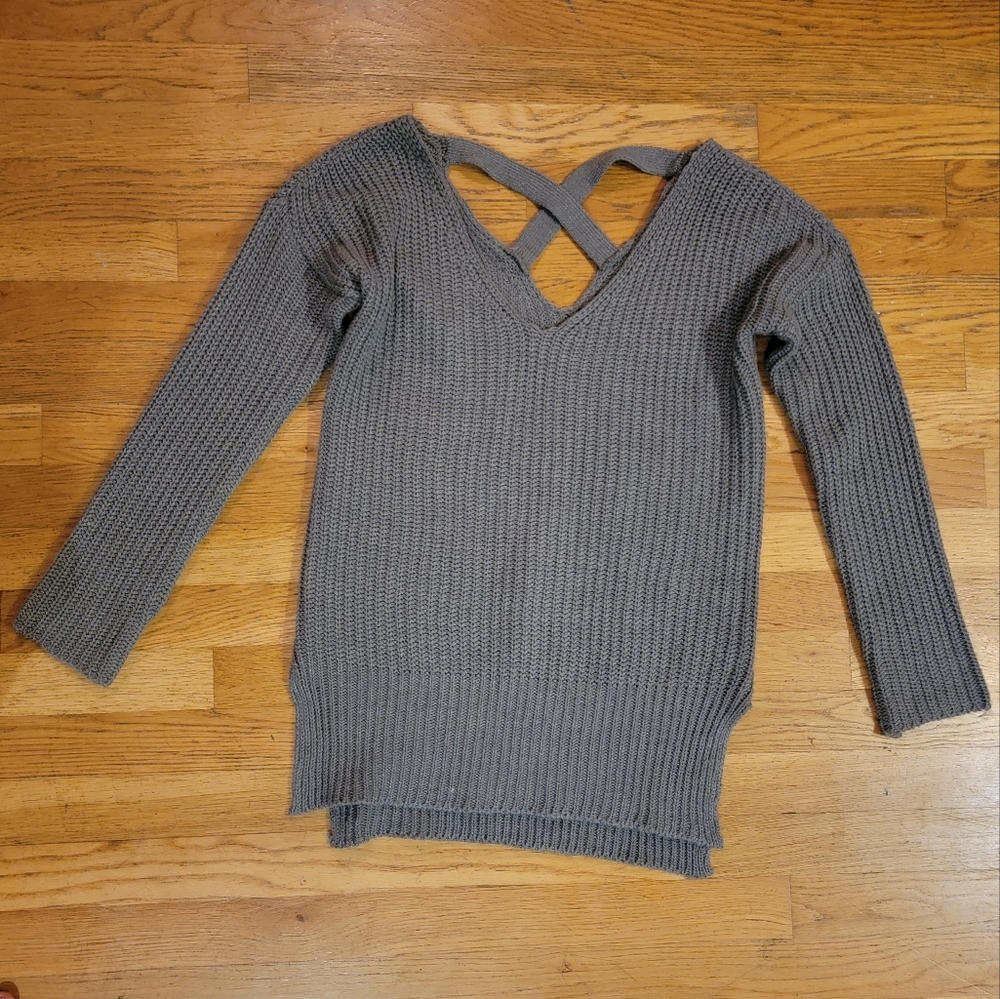 Gray sweater